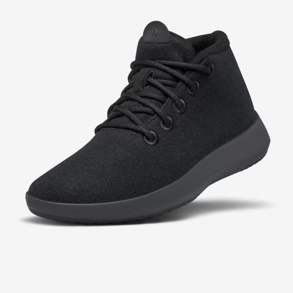 Allbirds Men’s Wool Runner Up Mizzles High Top, Black, Size 11